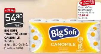 Flop BIG SOFT TOALETNÍ PAPÍR CAMOMILE nabídka