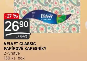 Flop VELVET CLASSIC PAPÍROVÉ KAPESNÍKY nabídka
