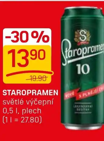 Flop STAROPRAMEN 0.5L nabídka