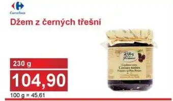 Džem z černých třešní