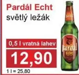 PLUS JIP Pardál Echt světlý ležák 0.5L nabídka