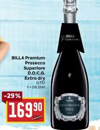 Billa BILLA Premium Prosecco Superiore D.O.C.G. Extra dry 0.75L nabídka