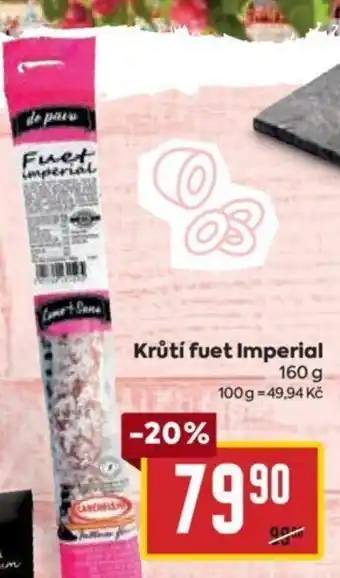 Billa Krůtí fuet Imperial nabídka