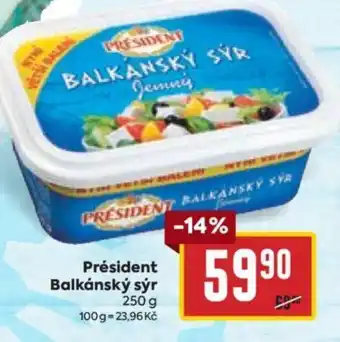 Billa Président Balkánský sýr nabídka