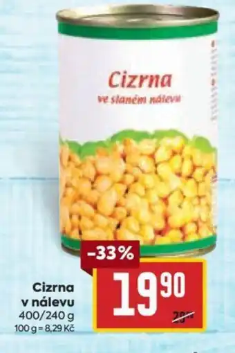Billa Cizrna v nálevu nabídka