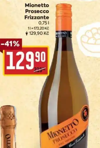 Billa Mionetto Prosecco Frizzante 0.75L nabídka