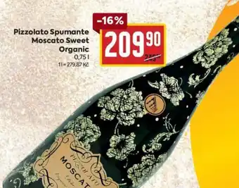 Billa Pizzolato Spumante Moscato Sweet Organic 0.75L nabídka