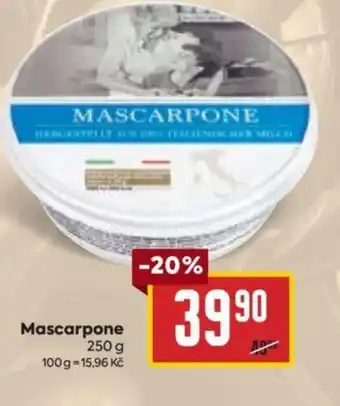 Billa Mascarpone nabídka