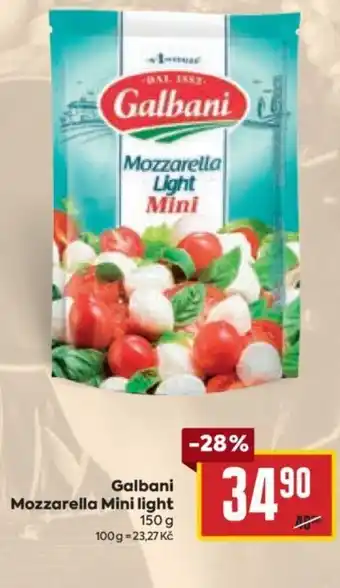 Billa Galbani Mozzarella Light Mini nabídka