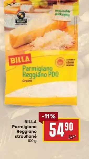 Billa BILLA Parmigiano Reggiano strouhané nabídka