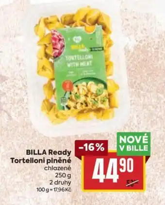 BILLA Ready Tortelloni plněné