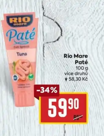 Billa Rio Mare Paté nabídka