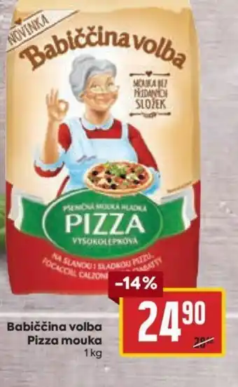 Billa Babiččina volba Pizza mouka nabídka