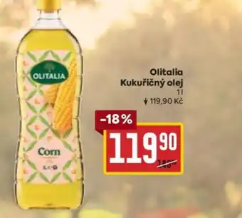 Billa Olitalia Kukuřičný olej 1L nabídka