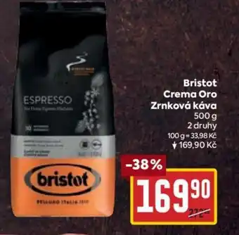 Billa Bristot Crema Oro Zrnková káva nabídka