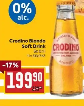 Billa Crodino Biondo Soft Drink nabídka