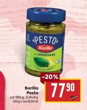 Billa Barilla Pesto nabídka