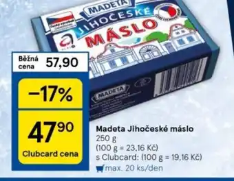 Madeta Jihočeské máslo
