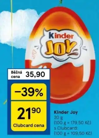 Tesco Kinder Joy nabídka