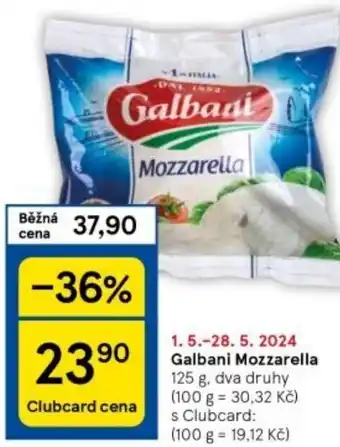Tesco Galbani Mozzarella nabídka