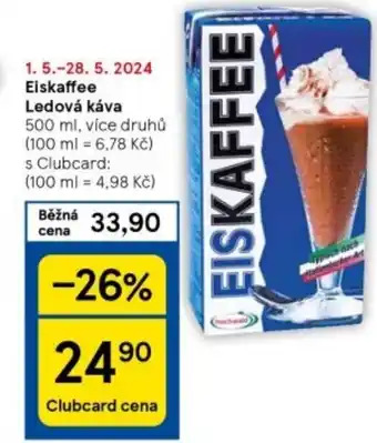 Tesco Eiskaffee Ledová káva nabídka