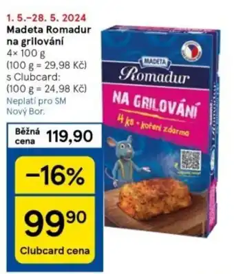Tesco Madeta Romadur na grilování nabídka