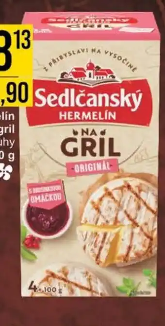 Jip Sedlčanský hermelín na gril nabídka