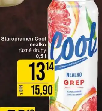 Jip Staropramen Cool nealko nabídka