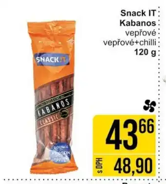 Jip Snack IT Kabanos nabídka