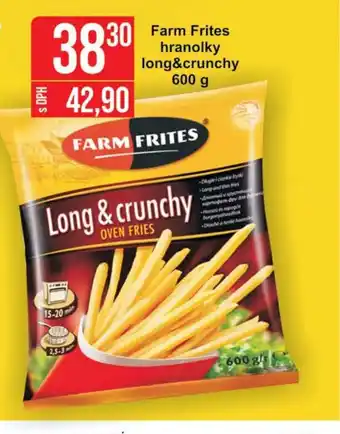 Jip Farm Frites hranolky long&crunchy 600 g nabídka