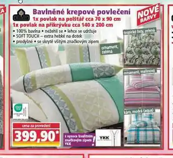 Norma Bavlněné krepové povlečení nabídka