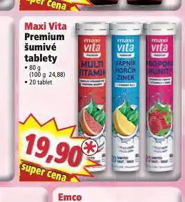 Norma Maxi vita premium šumivé tablety nabídka