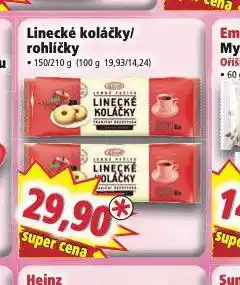 Norma Linecké koláčky / rohlíčky nabídka