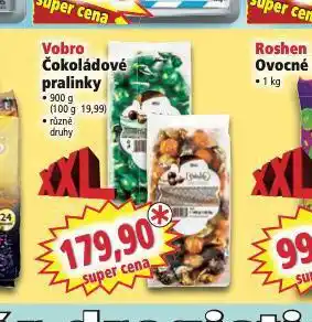 Norma Vobro čokoládové pralinky nabídka