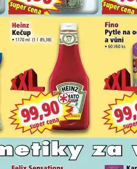 Norma Heinz kečup nabídka