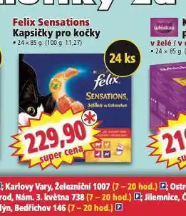 Norma Felix sensations kapsičky pro kočky nabídka