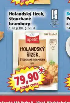 Norma Holandský řízek, šťouchané brambory nabídka