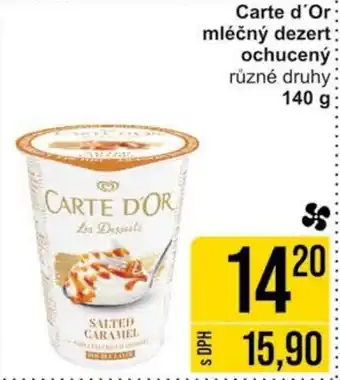 Jip Carte d'Or mléčný dezert ochucený nabídka