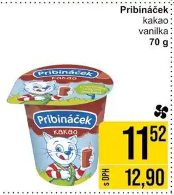 Jip Pribináček kakao vanilka nabídka