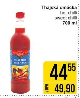 Jip Thajská omáčka hot chilli sweet chilli 700 ml nabídka