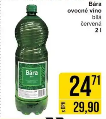 Jip Bára ovocné víno bílá červená 2L nabídka