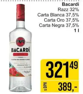 Jip Bacardi nabídka