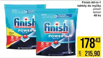 Jip Finish All-in-1 tablety do myčky power lemon 48 ks nabídka