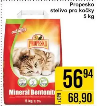 Jip Propesko stelivo pro kočky 5 kg nabídka