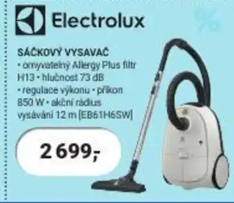 Planeo Elektro Electrolux SÁČKOVÝ VYSAVAČ nabídka