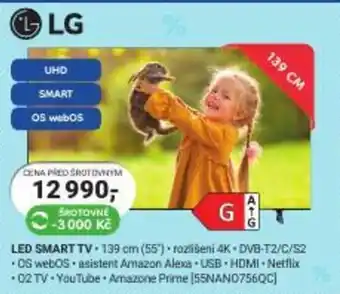 Planeo Elektro LG LED SMART TV nabídka