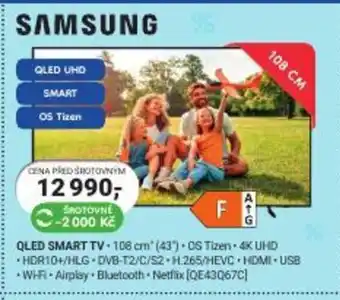Planeo Elektro SAMSUNG QLED SMART TV nabídka