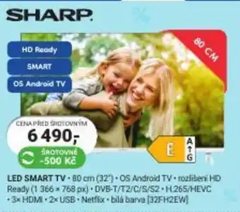 Planeo Elektro SHARP LED SMART TV nabídka