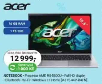 Planeo Elektro acer NOTEBOOK nabídka