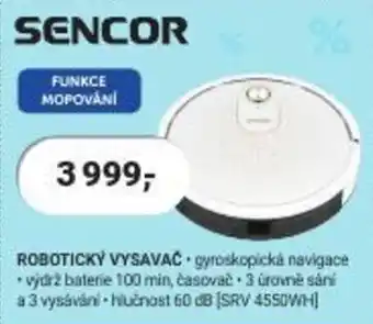Planeo Elektro SENCOR ROBOTICKÝ VYSAVAČ nabídka